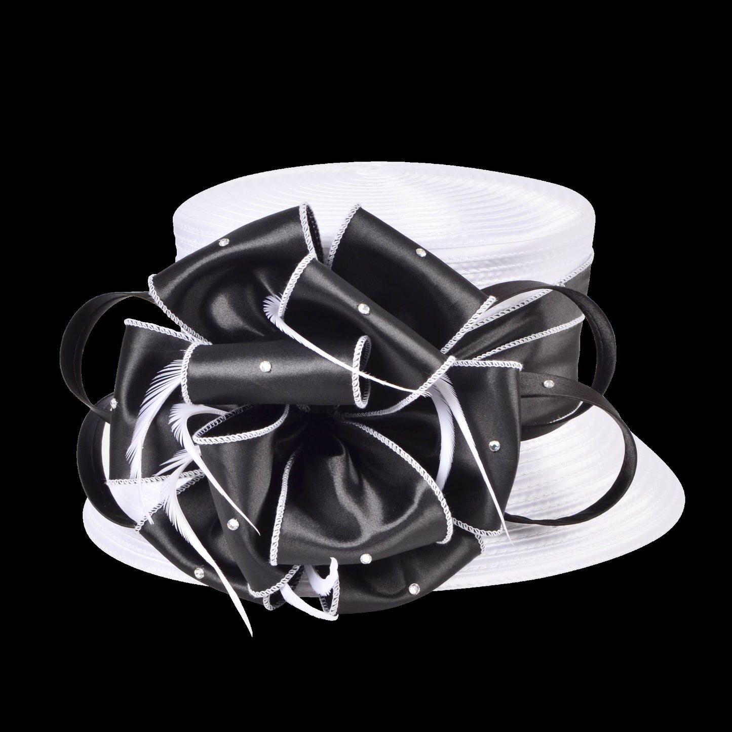 Novos Chapéus Fascinators 2025 para Mulheres Elegantes Casamentos e Chapéus de Topo para Igreja de Damas Britânicas para Mulheres Negras S10-4585