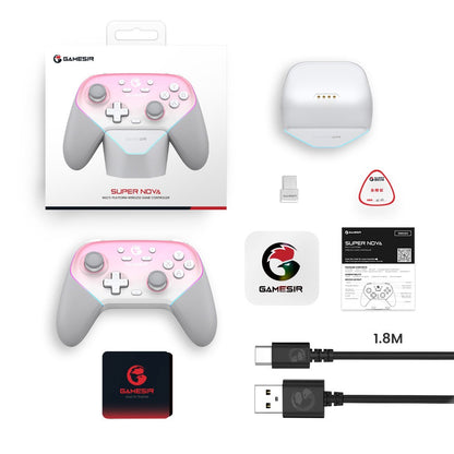 Gamesir Super Nova T4N Nova Pro Wireless Controller Bluetooth Gamepad Hall Effect Joysticks for PC Nintendo Switch Android iOS