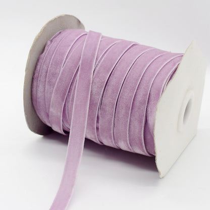 50yards 10mm Velvet Ribbon For DIY Handmade Gift Bouquet Wrapping Supplies Home Party Decorations Christmas Webbing Trimming