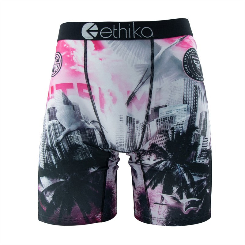 ETHIKA 1Pcs Sexy Men Underwear Boxers Breathable Man Swimming Underpants Plus Size S-3XL Mens Panties Trunks Men's Boxer Briefs