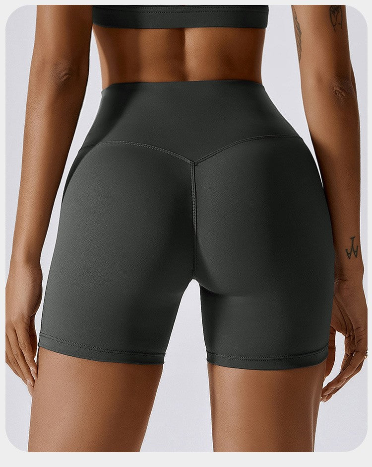 SWELTERING Gym Fitness Shorts Running Cycling Sports Shorts Breathable Workout Short Leggings High Waist Fitness Yoga Shorts