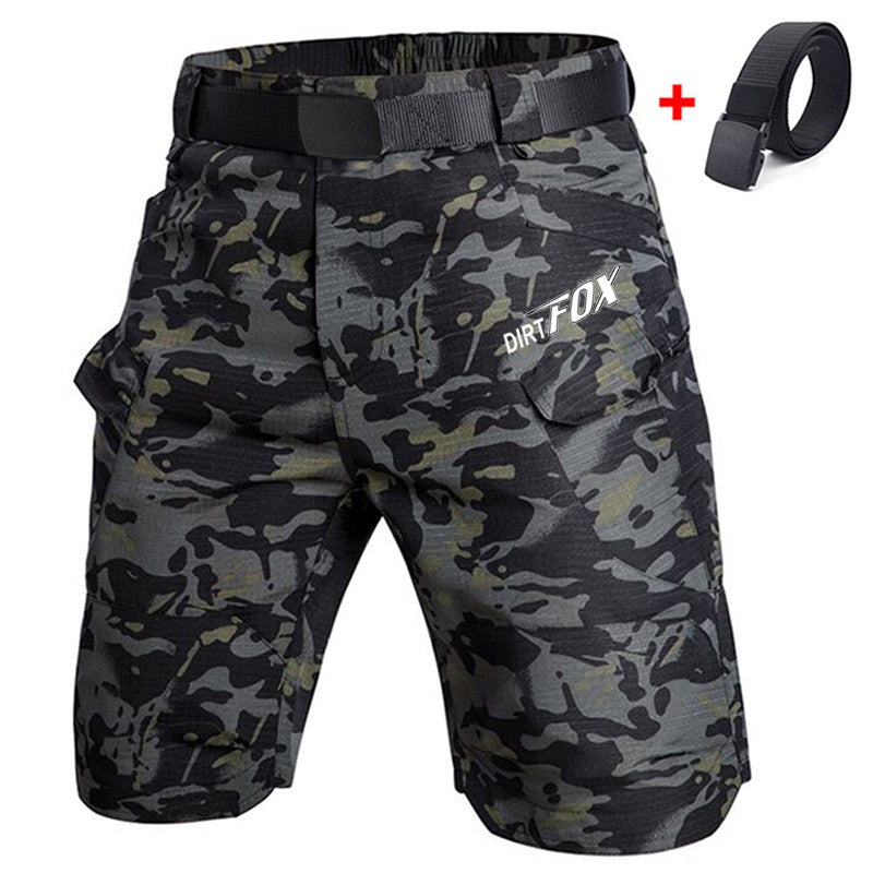 DIRTFOX Men Cycling Shorts Summer Mtb Downhill Pants Waterproof Racing Male Bicycle Clothing Road Bike Motorcycle Cargo Bottoms