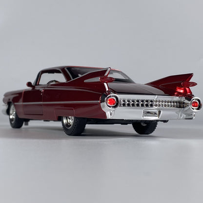 1:24 Cadillac Eldorado Biarritz 1959 Série 62 Liga Diecast Modelo Miniatura Voiture Decoração de Casa Presentes de Natal Para Crianças