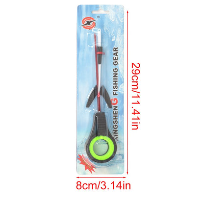 Cana de Pesca de Gelo FTK Mini Portátil de Inverno Haste de Plástico ABS Destacável Impermeável Ponta de Reposição da Haste