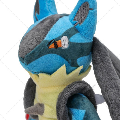 7 Styles Pokemon Plush Riolu Mega Lucario Shiny Lucario Stuffed Doll Toy Cute Peluche Toy Christmas Halloween Gifts