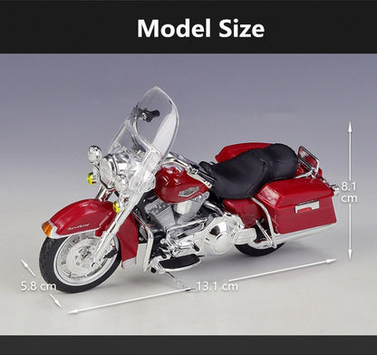 Maisto 1:18 Harley Davidson 1999 FLHR Road King Liga Clássica Modelo de Moto Simulação Metal Brinquedo Modelo de Moto Presentes para Crianças