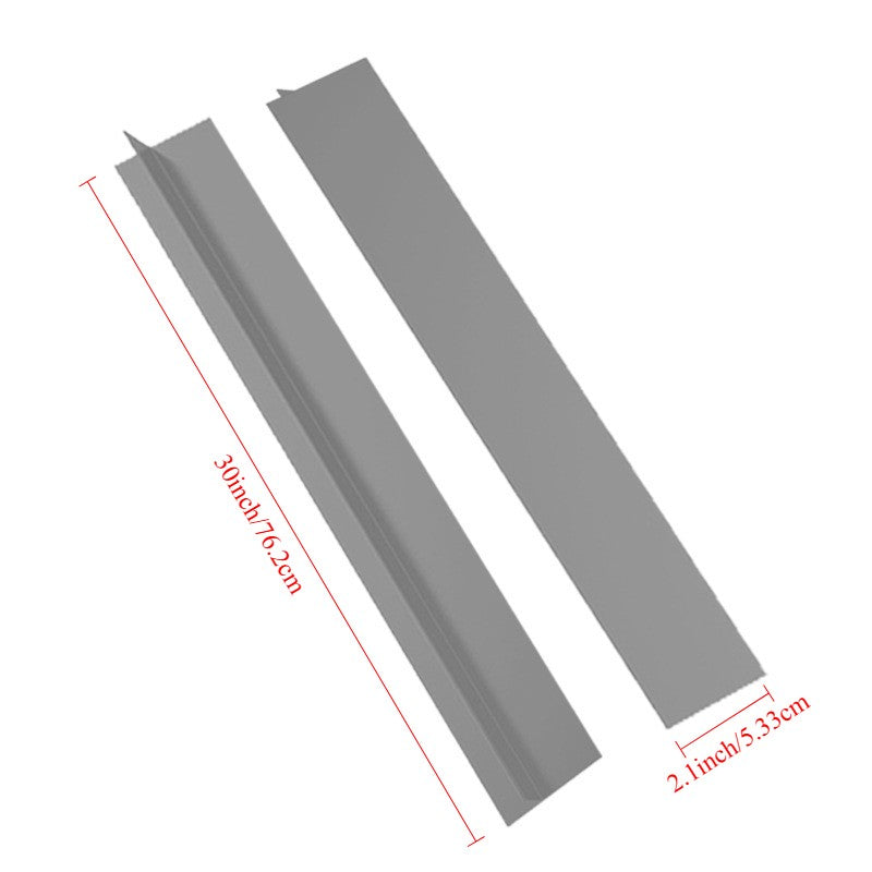 Stove Counter Gap Cover Kitchen Silicone Heat Resistant Mat Gas Stove Protector Slit Cleaning Pad Oil Dust Seal Cooker Cover 1pc
