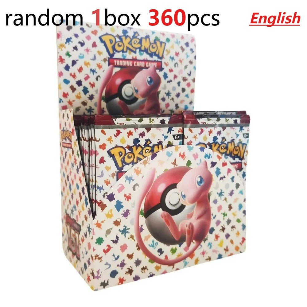 Divertido 360 Cartas Pokémon TCG Escarlate e Violeta Evoluções Prismáticas 151 Prism 36 Pacotes Caixa de Booster Pokémon Carta Colecionável