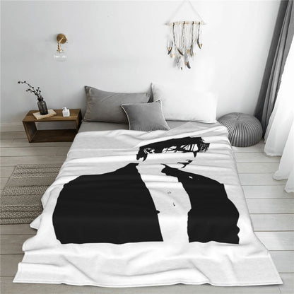 Cha EunWoo Kpop Astro Blankets Soft Warm Flannel Throw Blanket Cover for Bed Living room Picnic Travel Home Sofa