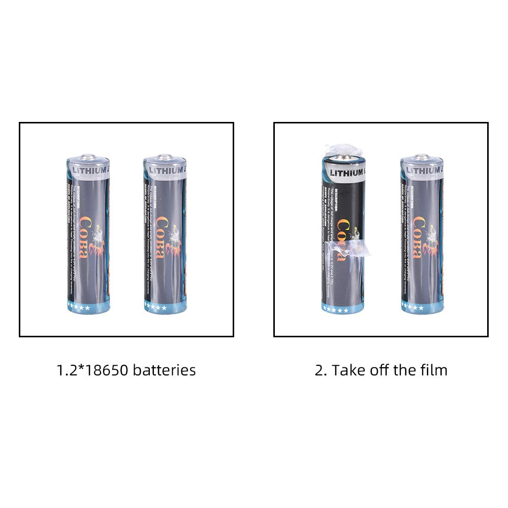 COBA Powerful XHP360 36-core Headlamp Flashlight 18650 Rechargeable ZOOM Head Flashlights High Power Head Lamp Fishing Headlight