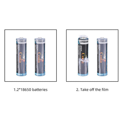 COBA Powerful XHP360 36-core Headlamp Flashlight 18650 Rechargeable ZOOM Head Flashlights High Power Head Lamp Fishing Headlight