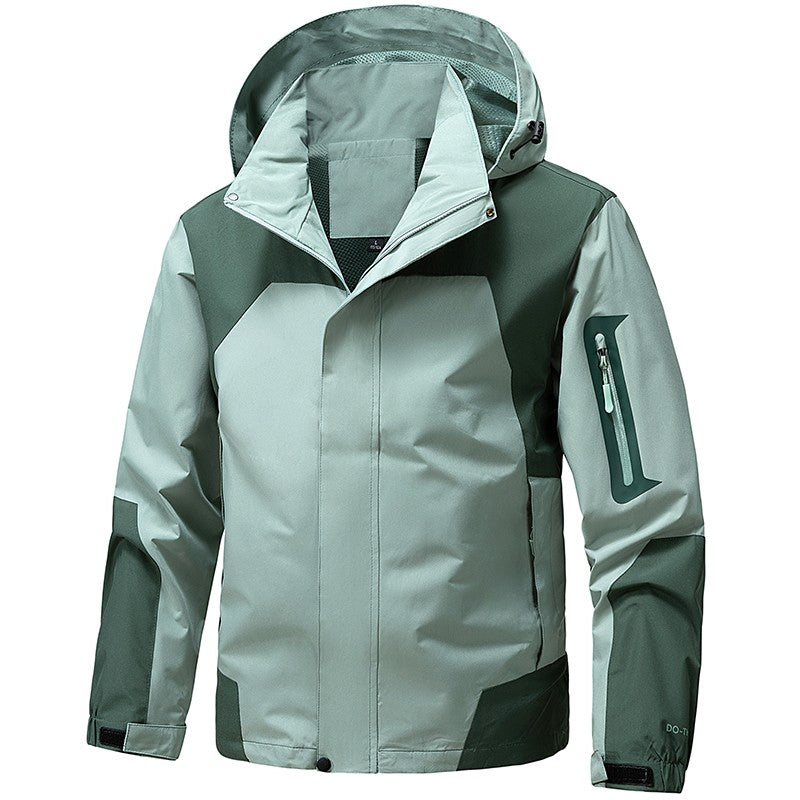 CHRLCK Unisex Waterproof Running Jackets Windproof Windbreakers Spring Autumn Women Hiking Camping Fishing Trekking Coats