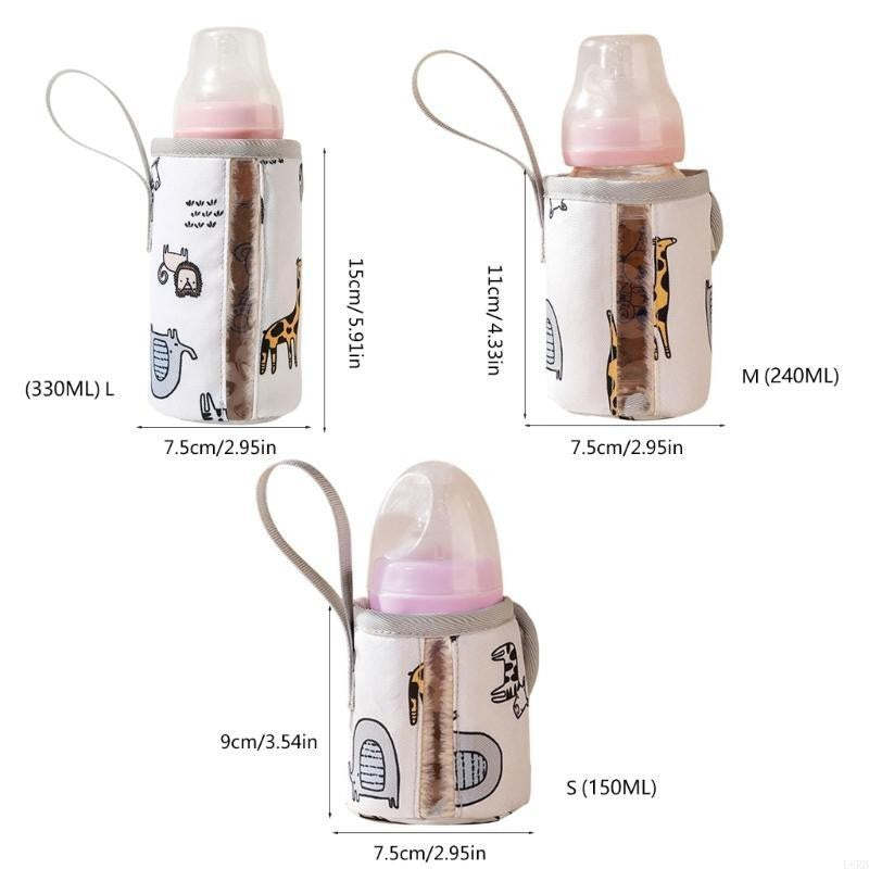 Baby Feeding Bottle Warm Cover Baby Bottle Insulator Sleeve Milk Bottle Protector Bottles Warm Keeping Cover Washable L8RB