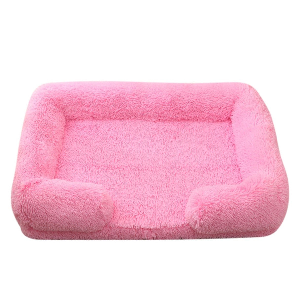 Cama Quadrada para Cachorro, Cama Aconchegante para Animais de Estimação, Almofada Grossa de Inverno, Casa para Cães, Sofá para Gatos para Cães Fofos, Cama para Dormir, Sofá com Tapete Removível