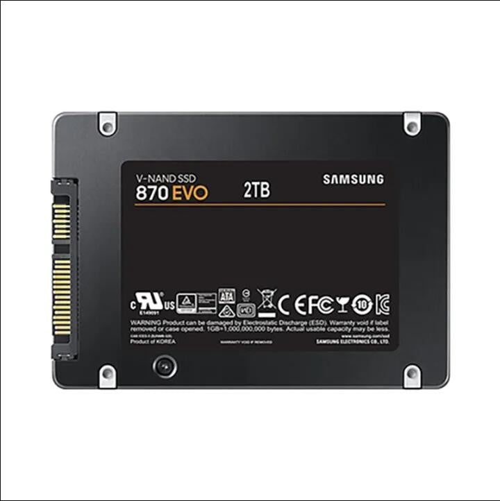 SAMSUNG SSD 870 EVO 1TB 2TB 250GB 500GB Disco de Estado Sólido Interno HDD SATA3 2,5 polegadas para Laptop PC Desktop MLC disco duro