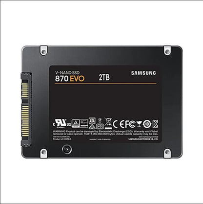 SAMSUNG SSD 870 EVO 1TB 2TB 250GB 500GB Disco de Estado Sólido Interno HDD SATA3 2,5 polegadas para Laptop PC Desktop MLC disco duro