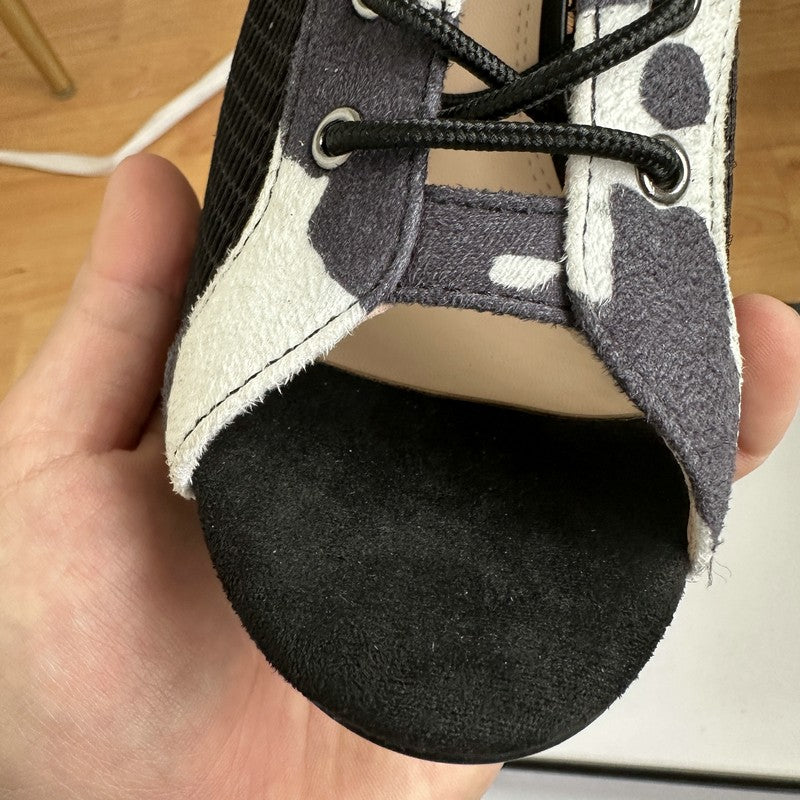 Novas Sandálias Femininas de Salto Alto Sexy Vazadas em Tela Tendência da Moda Verão Conforto Peep Toe Botas Stilettos Jazz Dance Tamanhos Grandes