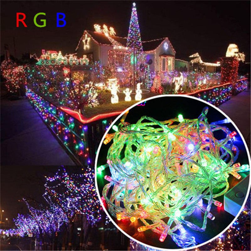 5M 10M 20M 30M 50M 100M Waterproof Outdoor 110V/220V LED String Light For Christmas Tree New Year Weeding String Lamp