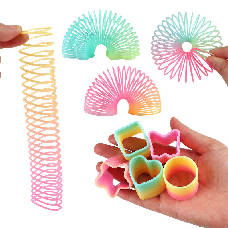 12/24Pcs Rainbow Magic Spring Toys for Kids Birthday Party Favors Pinata Fillers School Prize Wedding Christmas Boy Girl Gifts