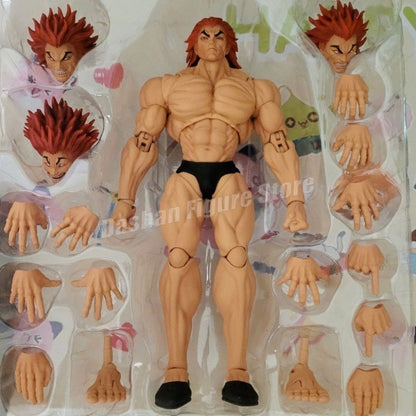 ST Baki Hanma Filho de Ogro Boneco de Ação Hanma Yuujiro Estatueta Ko Luta PVC Coleção Anime Yujiro Figuras Modelo Brinquedos Presentes