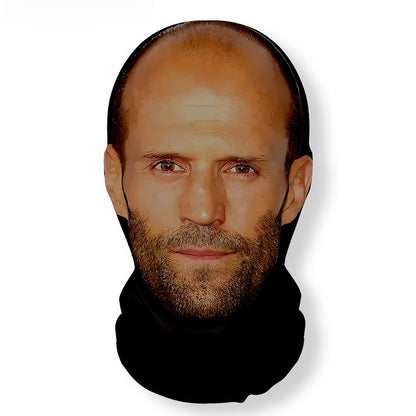 3D Printed Mask Elastic Mesh Full Face Mask for Men Women Cosplay Headwear Novelty Supplies Tricky Hood Party Cosplay Props