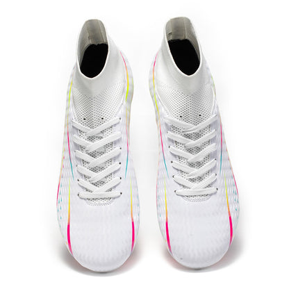 Unisex Soccer Cleats With FG Studs And TF Blades Options For Natural Grass Turf Indoor Superior Traction Anti Slip Grippy Soles