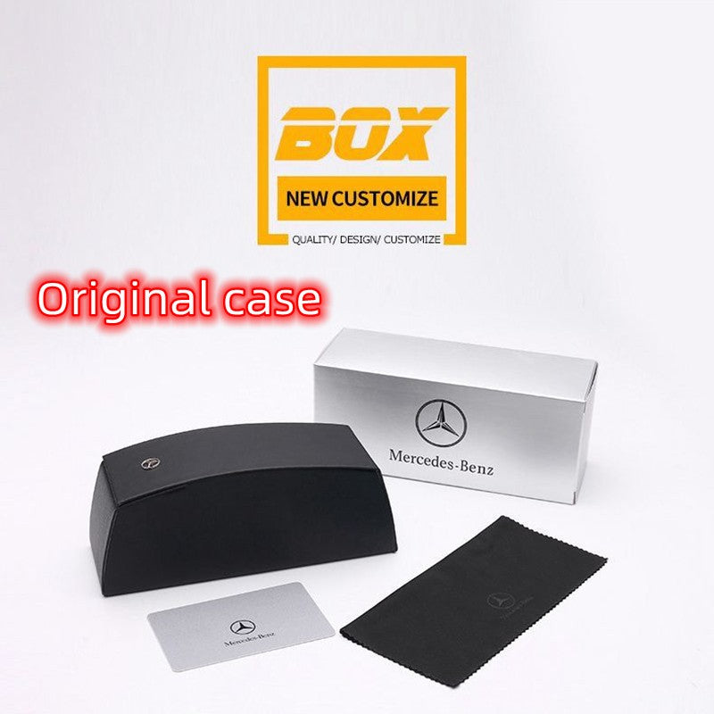 For Mercedes Benz A B C E S V Class GLB GLC GLE AMG Pilot SLK SLC ML Car High Men Anti Glare Driver Goggles Polarized Sunglasses