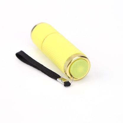 Mini Torch 9 LED Flashlight For Children Adult Aluminum Alloy Night Fishing LED Torch with Lanyard Outdoor Camping Light