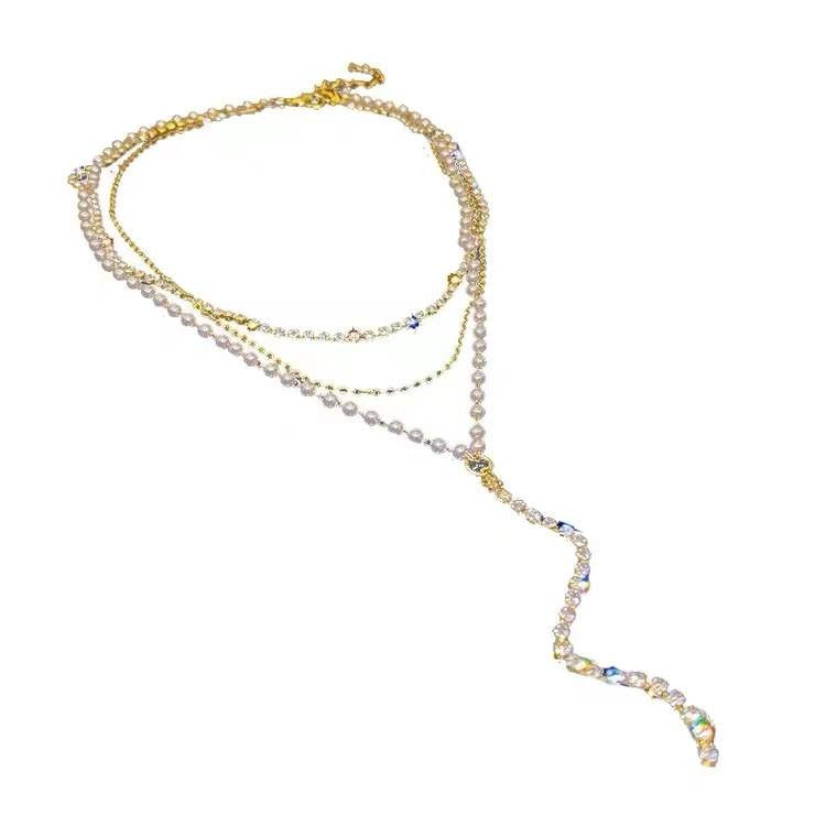 Colares com Pingente em Forma de Coração e Asas de Anjo Cor Prata Zircônia Cúbica 5A Estilo Minimalista Corrente na Clavícula Joias Femininas e para Meninas