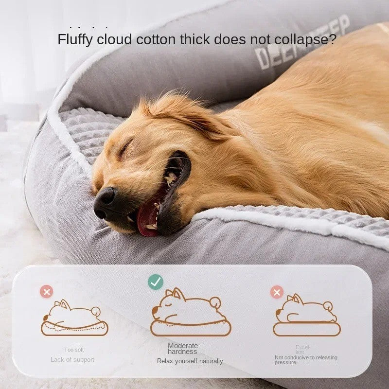 Cama de Cachorro Pequeno para Inverno Pet Sofá Quente Cesta de Halloween Tapete Médio Almofadas Almofada Grande Acessórios para Filhotes Cama para Cães Grandes