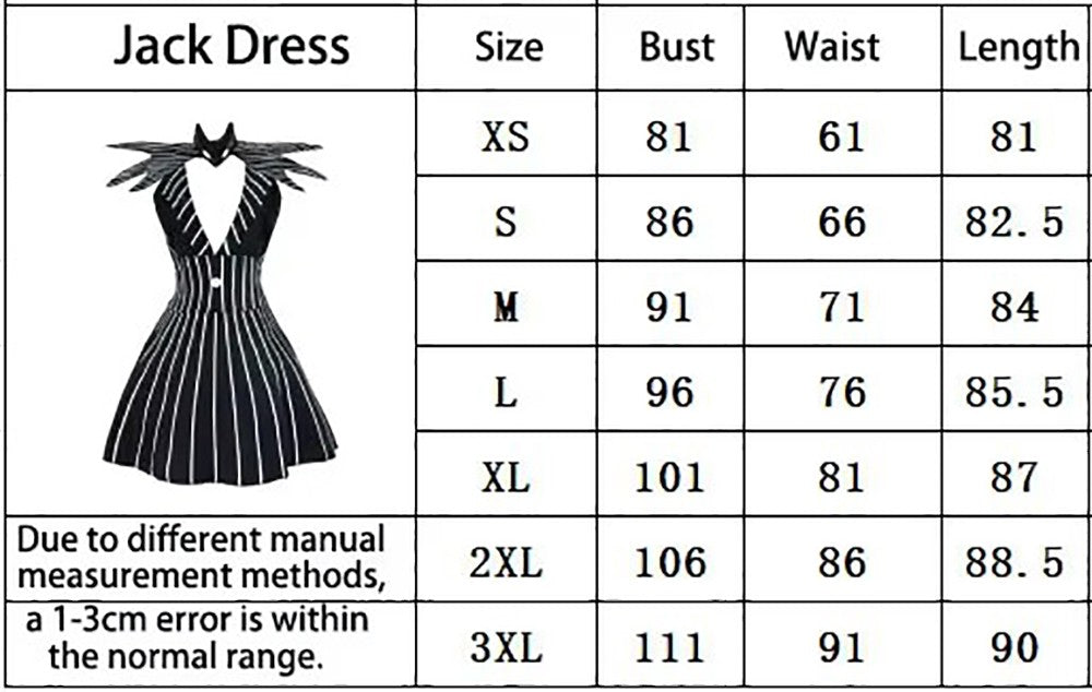 Anime Jack Skelington Black White Striped Cosplay Costume Men Retro Tailcoat Woman Dress Christmas Night Halloween Party Outfit