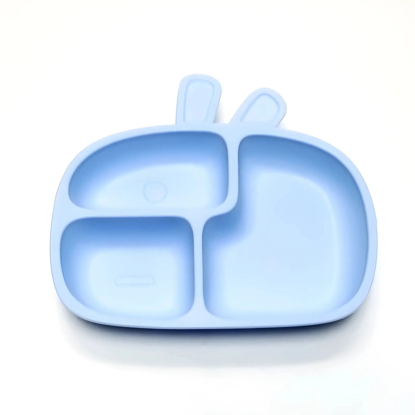 Silicone Baby Dinner Plate Food Grade Baby Supplement Bowl Set Children's Divided Dinner Plate Suction Cup One Piece