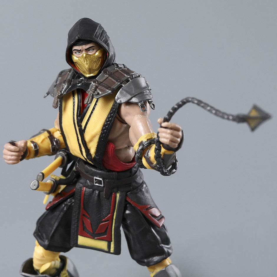 Sub-Zero Scorpion Mortal Kombat Decorations Action Figure Collection Toy Gift