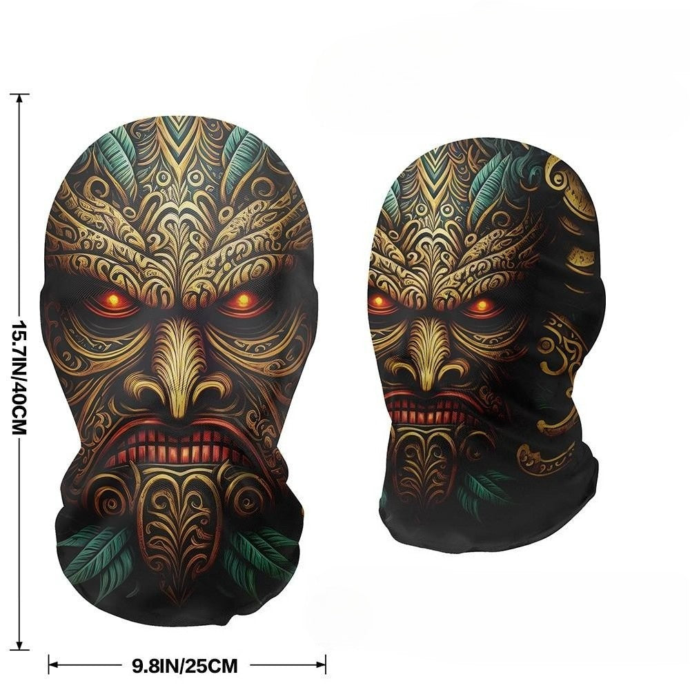 Skeleton Full Face Fashion Headgear, Breathable Mesh, Outdoor Riding, Holiday Disguise Headgear Mask
