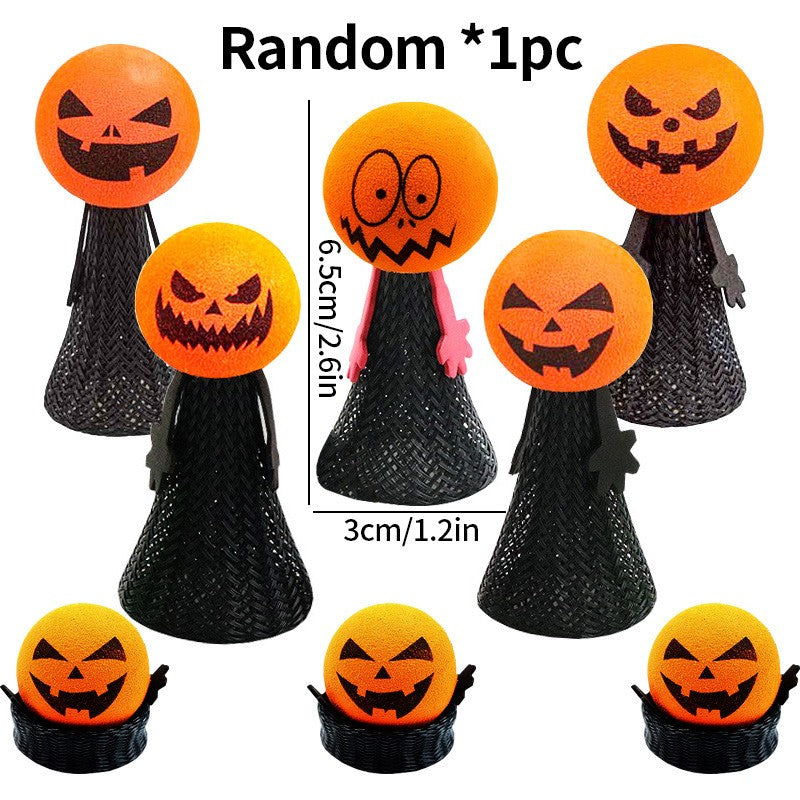 Halloween Antistress Bounce Pumpkin Figure Ornament Party Favors Halloween Decorations 2026 Day of The Dead Gifts