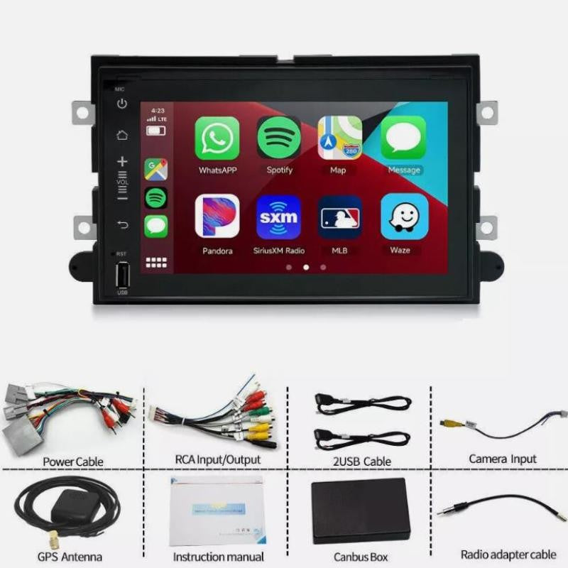7inch Android 13 AHD Camera Car Stereo Radio +2+32G Microphone GPS Navi For 2013 2014 Ford F-150 Raptor GPS FM Player