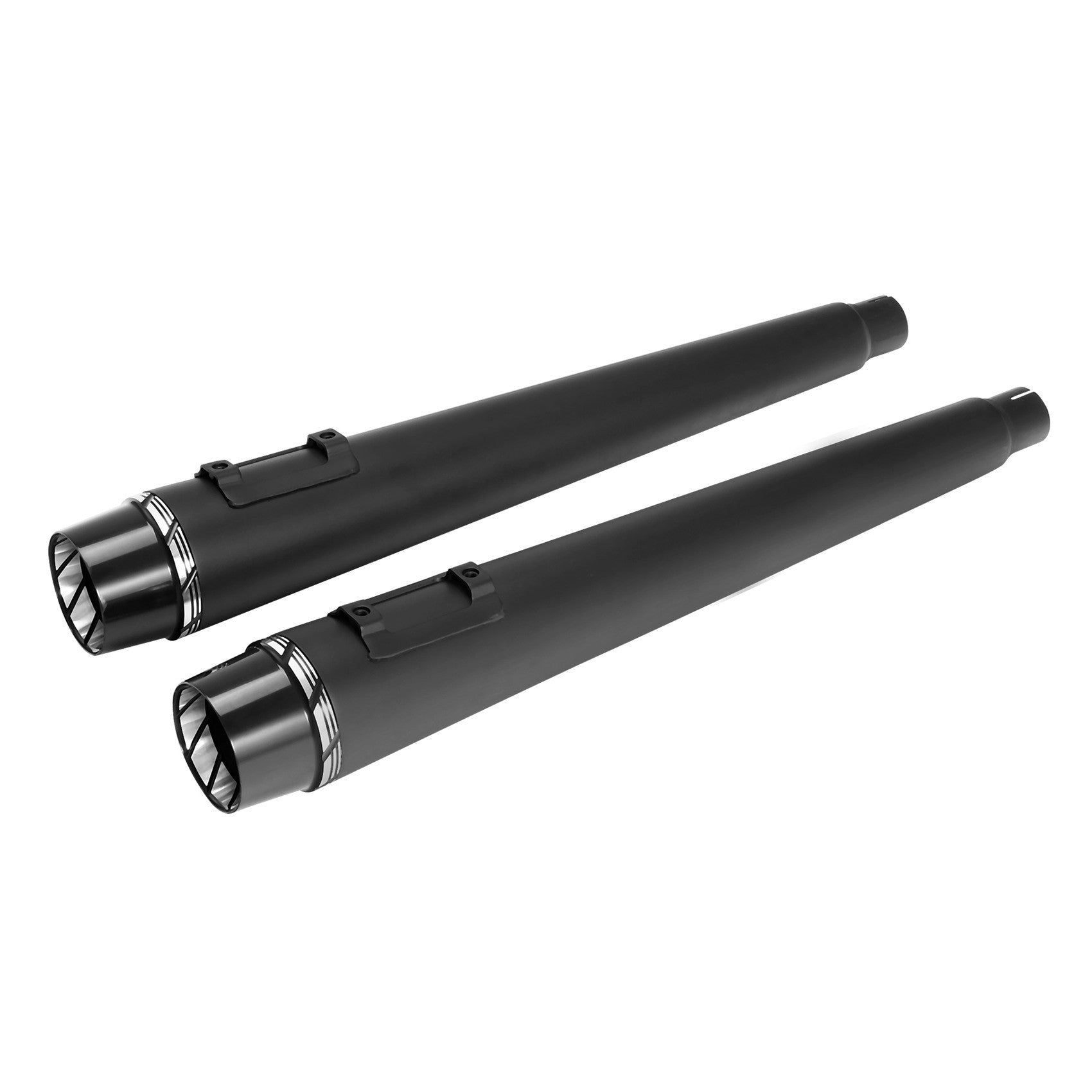 Motorcycle 4" Slip-on Mufflers Exhaust Pipes For Harley Touring Electra Street Glide 1995-2016