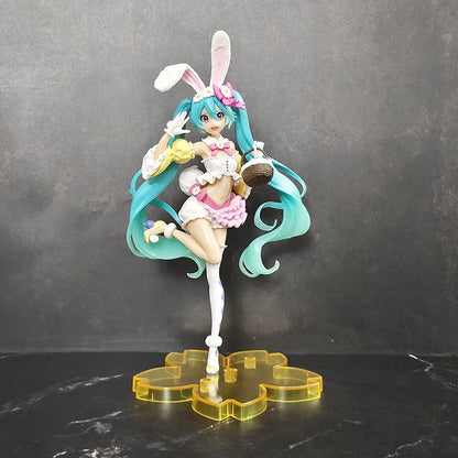 Hatsune Miku Figura Anime Menina Modelo Decoração de Mesa Boneca Colecionável Presente para Fãs Estátua Vocaloid Japonesa Kawaii Otaku