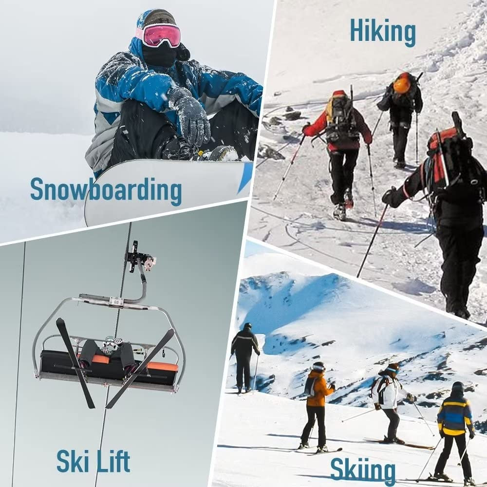 MAGCOMSEN Women's Softshell Pants Fleece Lined Winter Hiking  Ladies Pants Snow Ski Trousers Waterproof Ripstop Warm Cargo Pants