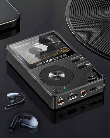 Hifi Walker H2 DAP HIFI Player, Dois Bluetooth 5.2, DAC FLAC DSD Sem Perdas, Expansível até 512GB, Reprodutor de Música Hi-Res com Tela de 2"