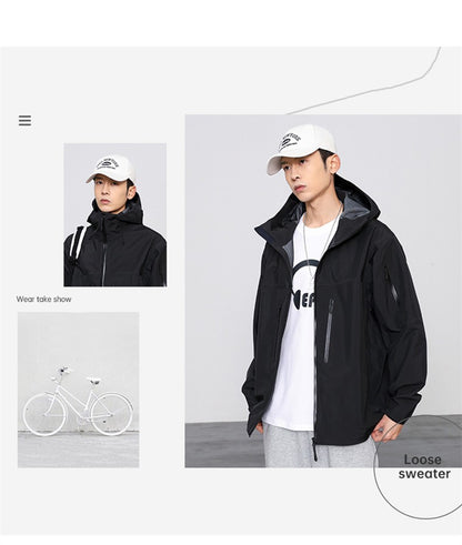 Arc Duricrust Rain-proof Jackets Mens Womens High Quality Camping Coat Outdoor Waterproof Windbreaker Hiking Mountain Clothes