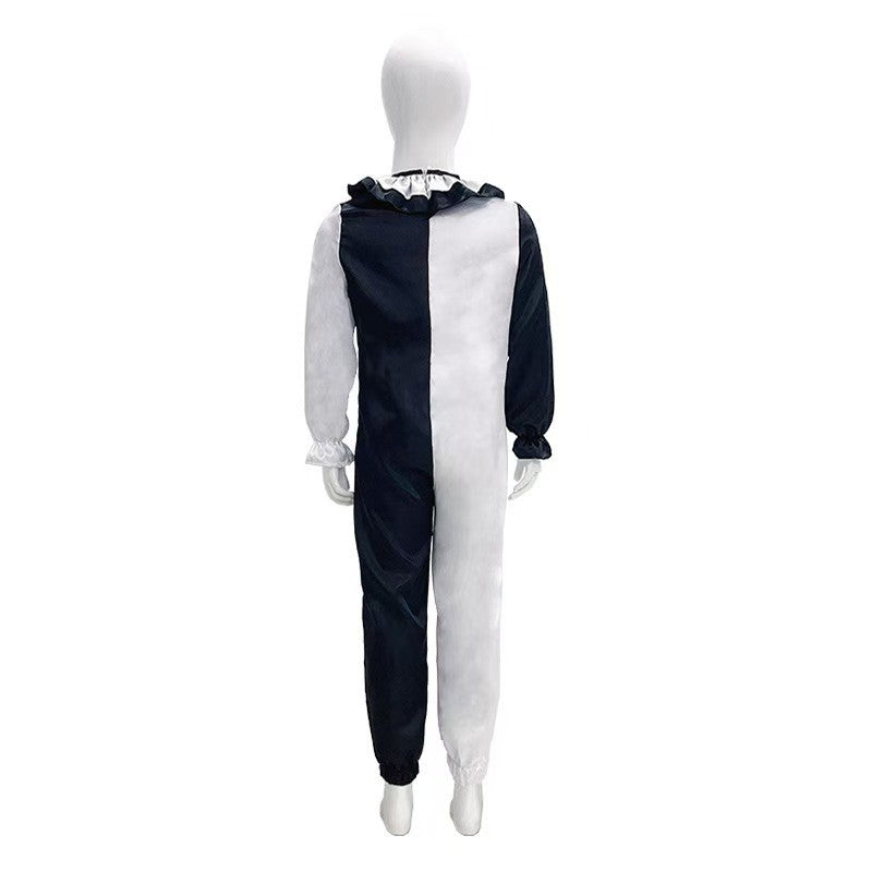 Terrifier Clown Cosplay Costume Horror Carnival Party Dress Hat Mask Killer Clowns Jumpsuit Halloween Cosplay Costumes for Kids