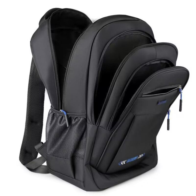 Neutral style backpack for men and women,suitable for travel and business students.Double-shoulder bag made of nylon material
