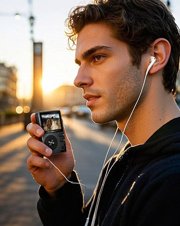 Hifi Walker H2 DAP HIFI Player, Dois Bluetooth 5.2, DAC FLAC DSD Sem Perdas, Expansível até 512GB, Reprodutor de Música Hi-Res com Tela de 2"