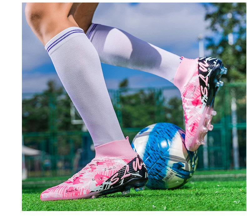 Men's Soccer Shoes Cleats Non-Slip FG Football Boots Men High-quality Match Training Sneakers Futsal Indoor Soccer Boots Boys