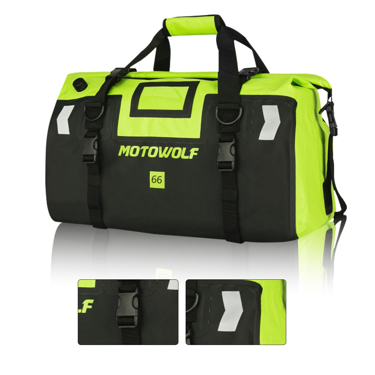 Universal Motorcycle Waterproof Tail Bags Back Seat Bags Cycling Camping Travel Bag Motorbike Scooter Sport Luggage Pack 66L 40L