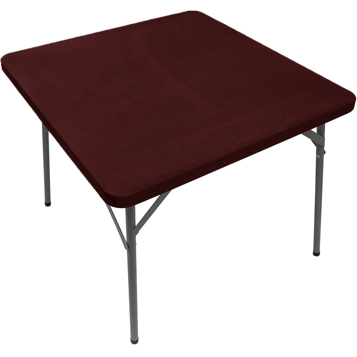 Square Fitted Table Cover Elastic Tablecloth Dining Kitchen Home PartyStretch Spandex Table Top Topper Slipcover