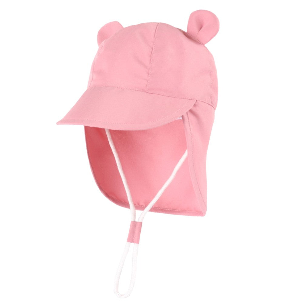 Chapéus de Sol Ajustáveis para Bebês com Proteção de Nuca - Chapéu Infantil Perfeito para Natação e Brincadeiras para Meninas e Meninos
