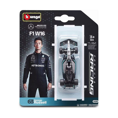 New In Stock Bburago 1:64 2025 F1 Sf-25 Leclerc-#16 Hamilton-#44 Rb21 Verstappen-#1  Mcl39 W16 Alloy Miniature Diecast Model Toy