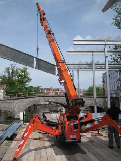 5 Ton Spider Crane with Modular Design, Quick-Change Attachments & Universal Tool Interface for Versatility